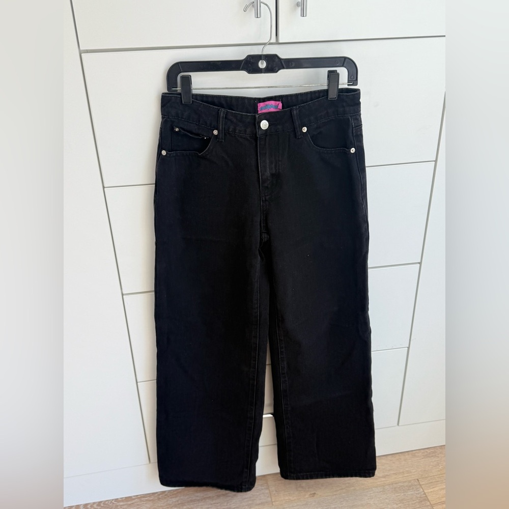 Edikted Black Straight-Leg Women’s Jeans